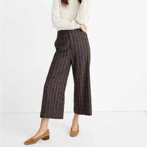 Madewell wide leg crop trouser L